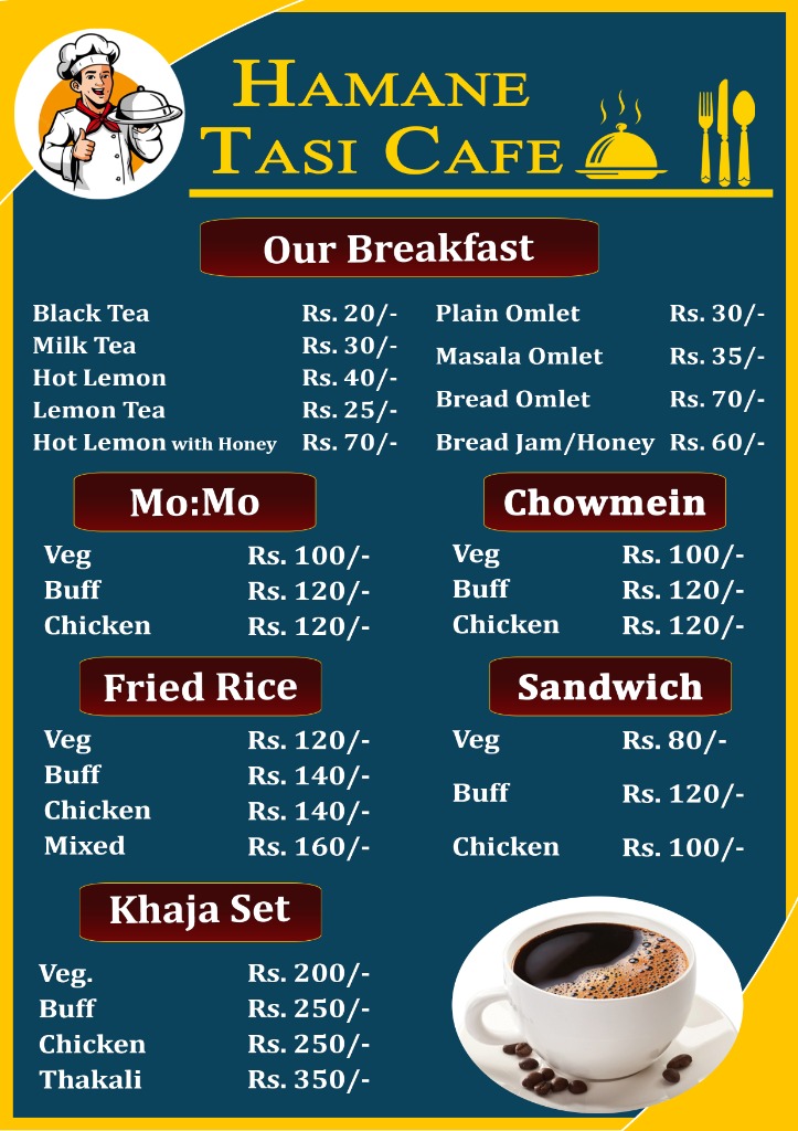 Cafe Menu Design